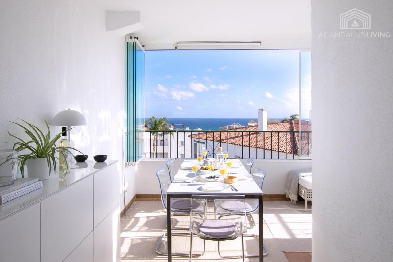 Scandinavian Style Apartment With Amazing Sea Views And South West Facing Sunny Terrace In Miraflores Walking Distance To The Beach! Малага Екстериор снимка